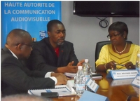 Coopération: Visite à la HACA de la Présidente du CSC du Burkina Faso